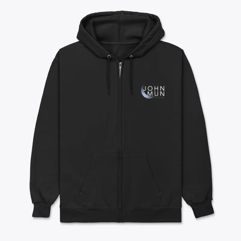 Johnmunstudios Zip Hoodie (Black)